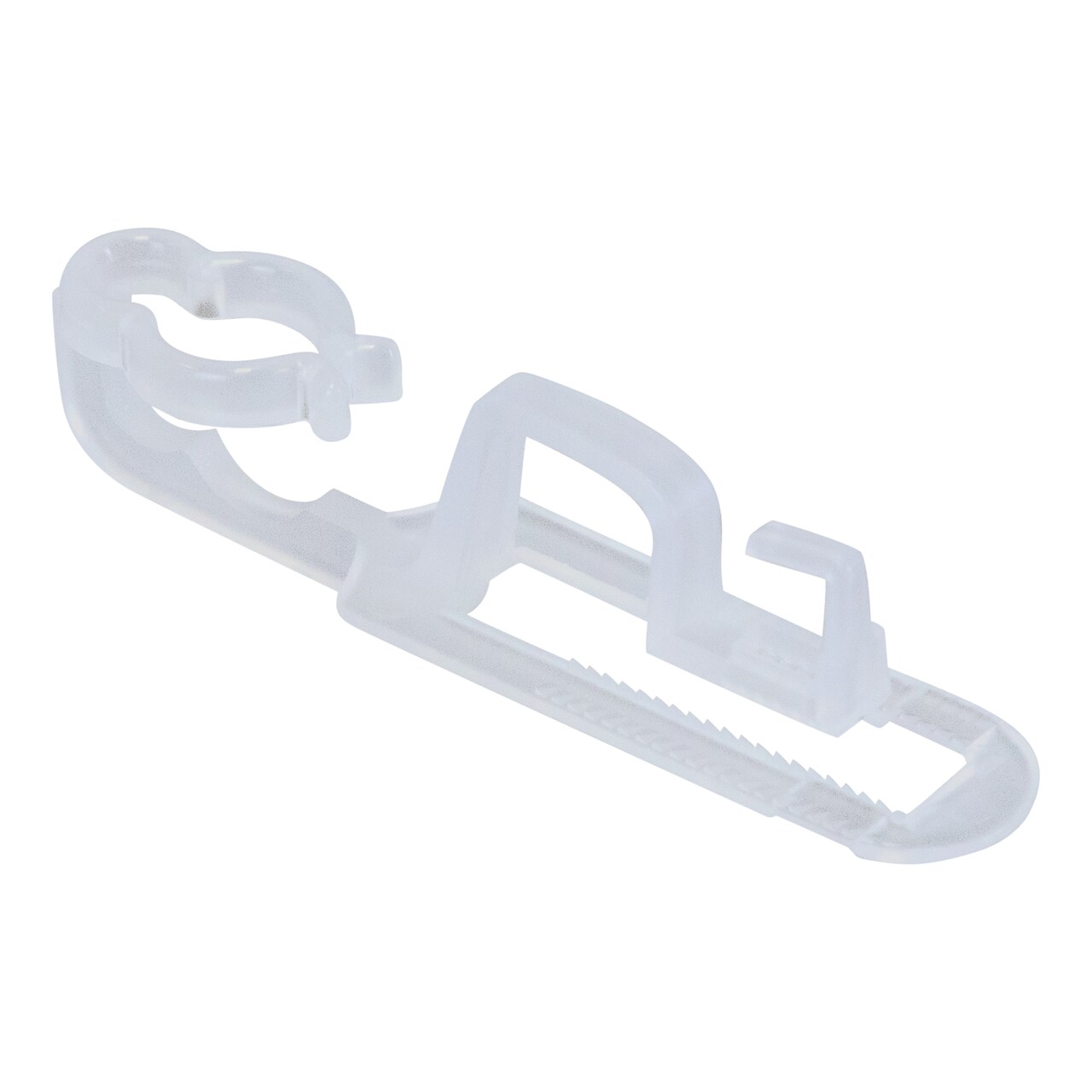 Northlight All in One Transparent Outdoor Christmas Light Gutter Shingle Clips - 100pc